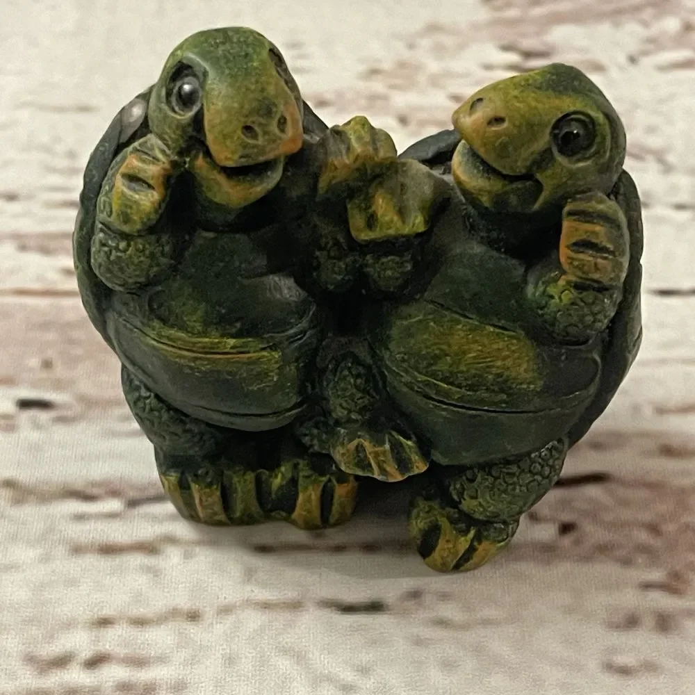 Turtle Tortoise Holland Figurine Miniatures Netherlands Japan Lot of 2 - Picture 6 of 9